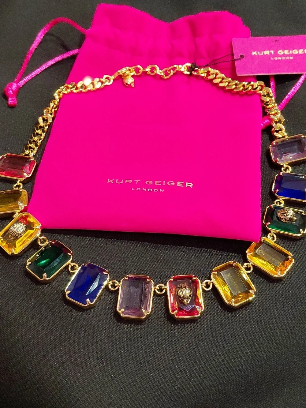 KURT GEIGER  LONDON STONE EAGLE NECKLACE - Picture 4 of 10